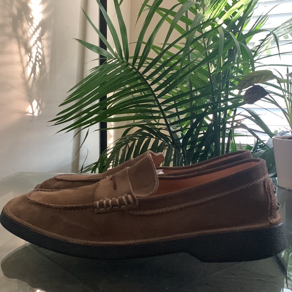 TODS Soft SUEDE PENNY LOAFERS - Picture 7 of 9